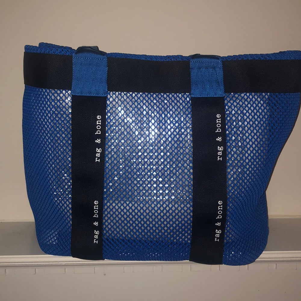 Rag and Bone brand new blue mesh bag